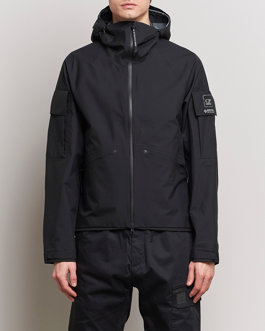 Herre | Forårsjakker | C.P. Company | Metropolis GORE-TEX Nylon Hooded Jacket Black