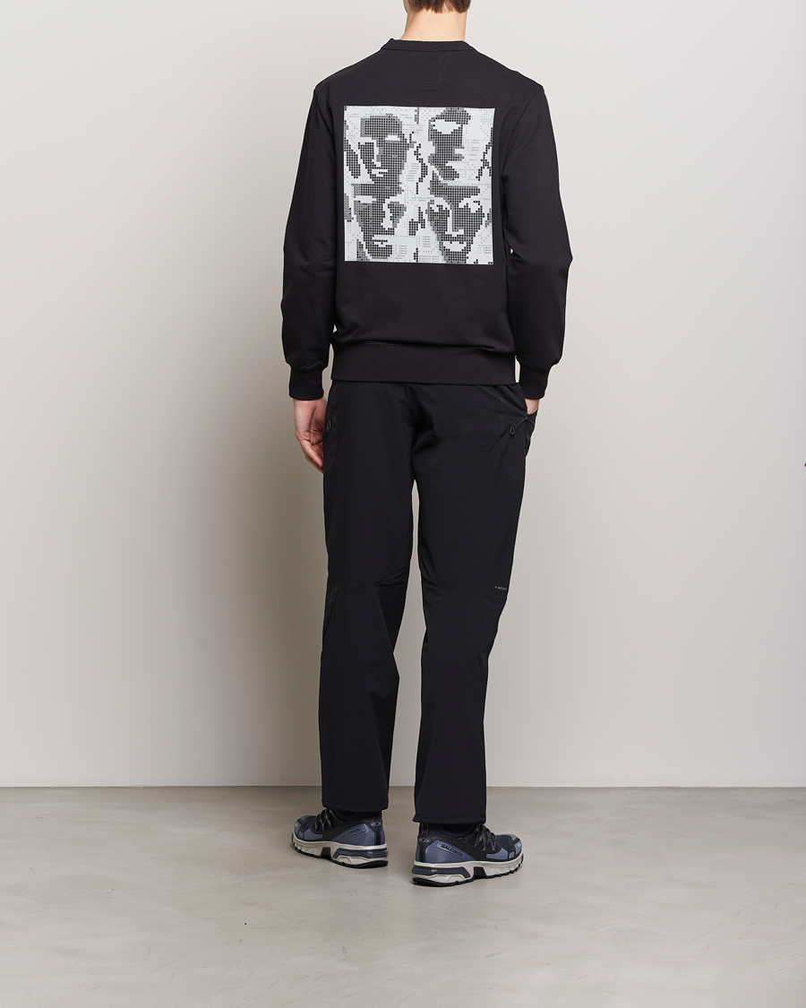 Herre | Trøjer | C.P. Company | Metropolis Printed Logo Sweatshirt Black
