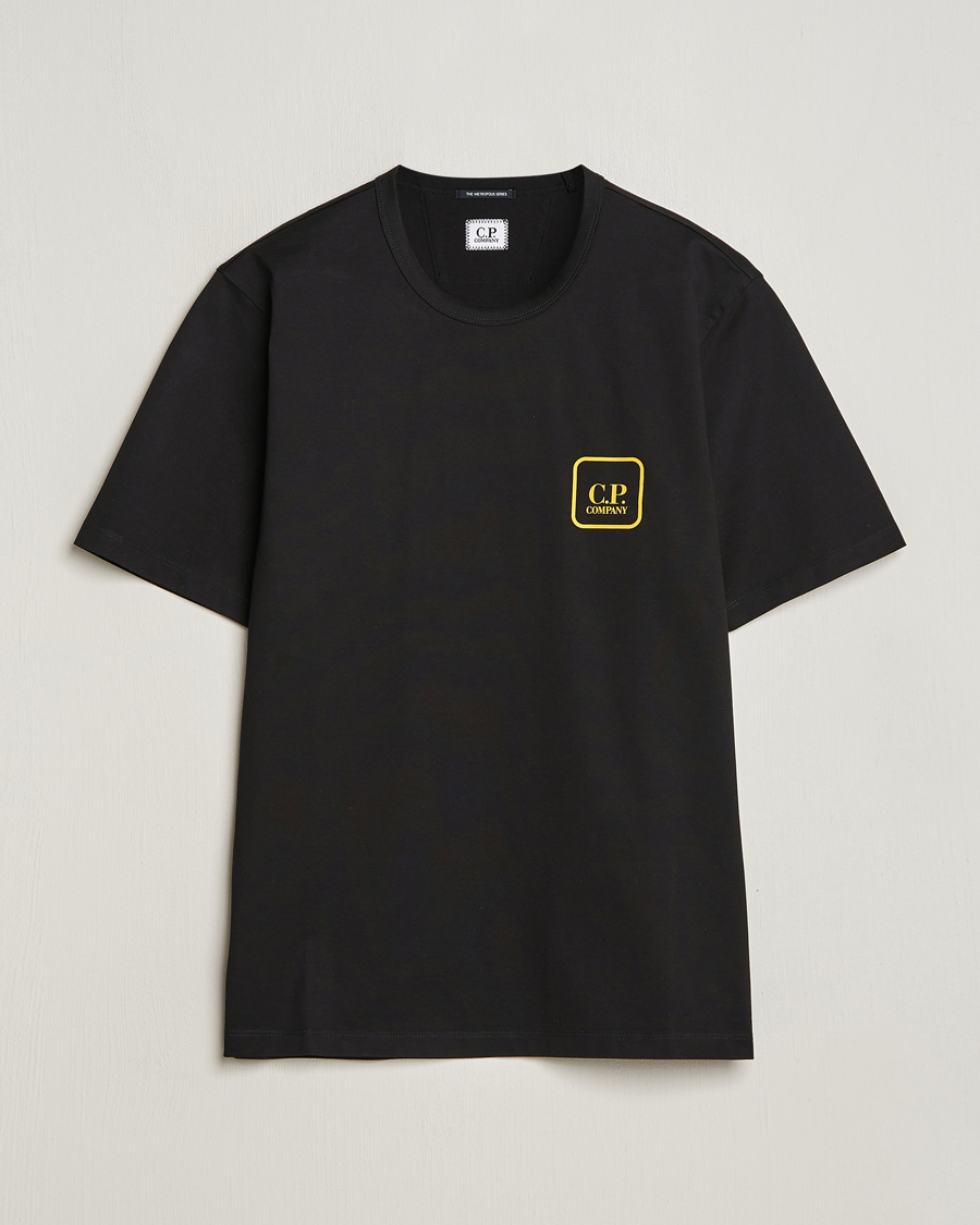 Herre |  | C.P. Company | Metropolis Mercerized Jersey Back Logo T-Shirt Black