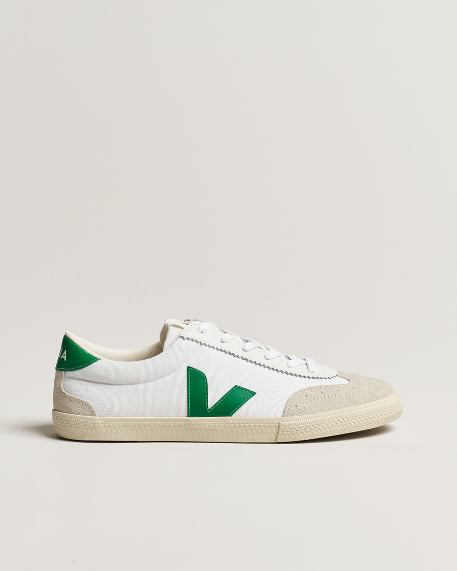 Herre | Veja Volley Sneaker White/Emeraude | Veja | Volley Sneaker White/Emeraude
