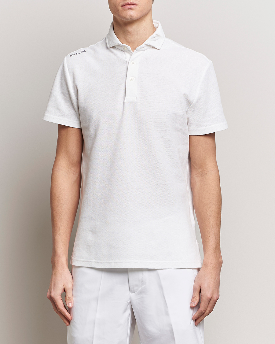 Herre | Kortærmede polotrøjer | RLX Ralph Lauren | Short Sleeve Polo Ceramic White