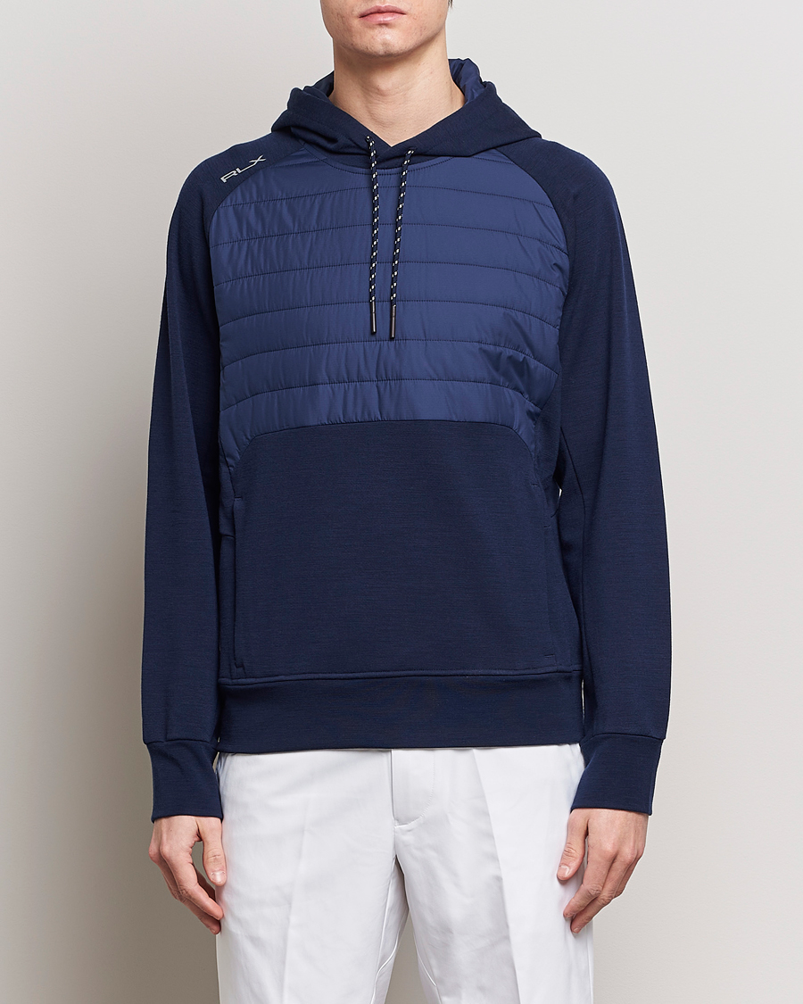 Herr | Sport | RLX Ralph Lauren | Performance Hybrid  Hoodie Refined Navy