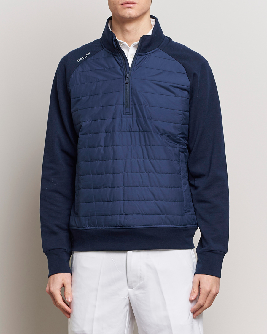 Herre | Trøjer | RLX Ralph Lauren | Performance Hybrid Half Zip Refined Navy