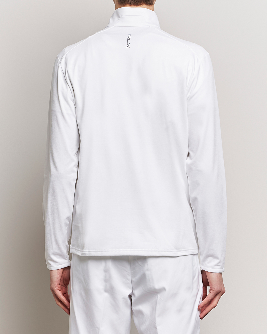 Herre | Trøjer | RLX Ralph Lauren | Luxury Jersey Half Zip Ceramic White