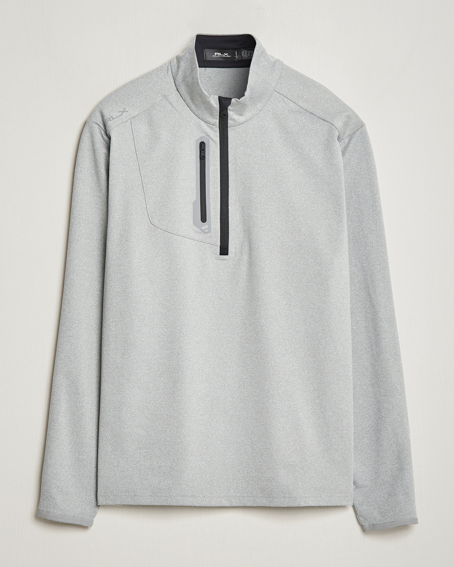 Herre | Trøjer | RLX Ralph Lauren | Luxury Jersey Half Zip Andover Heather
