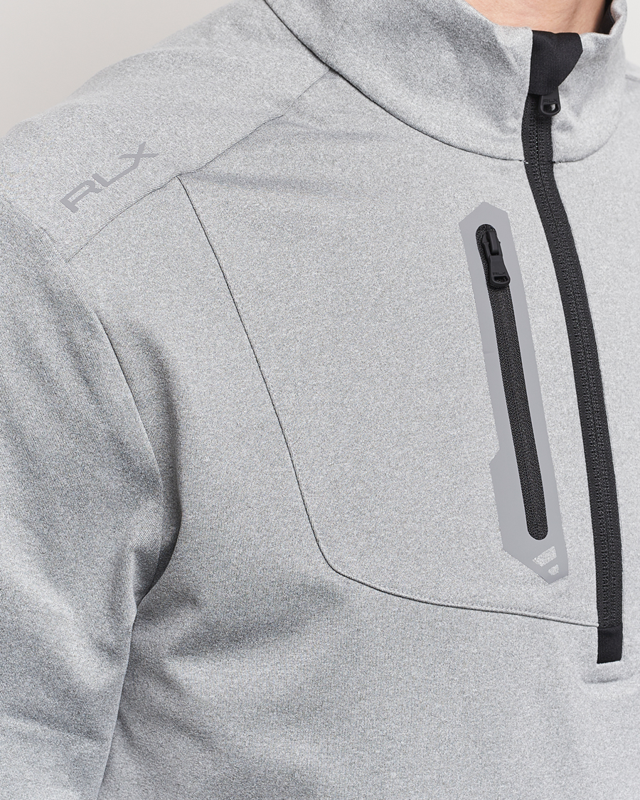 Herre | Trøjer | RLX Ralph Lauren | Luxury Jersey Half Zip Andover Heather