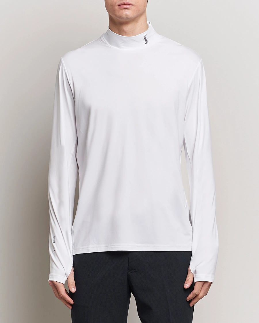 Herre | T-Shirts | RLX Ralph Lauren | Airflow Soft Compression Ceramic White