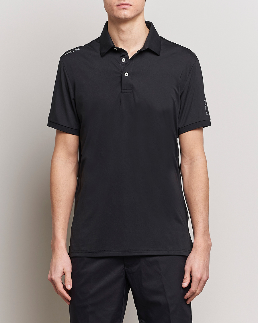 Herre | Tøj | RLX Ralph Lauren | Airflow Active Jersey Polo Polo Black