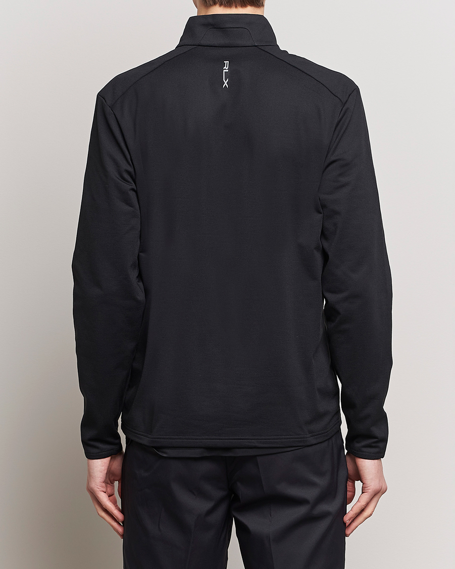 Herre | Trøjer | RLX Ralph Lauren | Luxury Jersey Half Zip Polo Black
