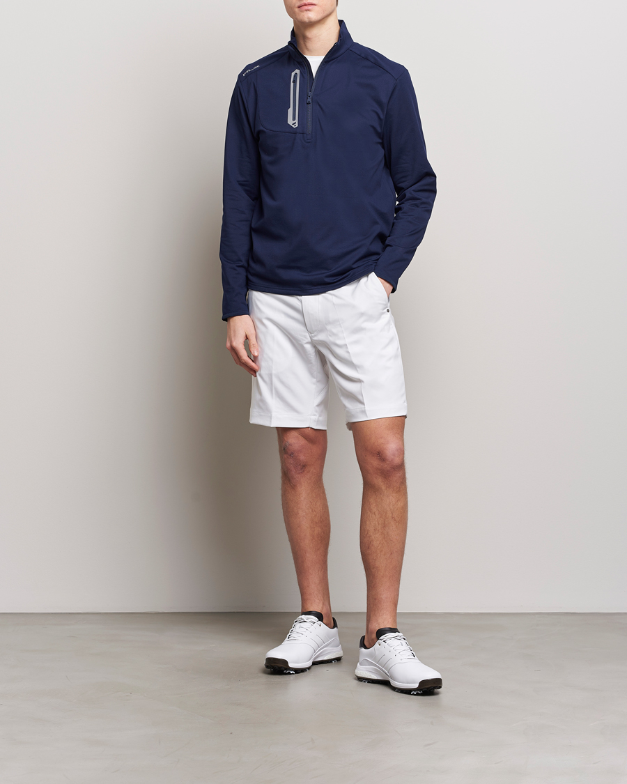 Herre | Trøjer | RLX Ralph Lauren | Luxury Jersey Half Zip Refined Navy