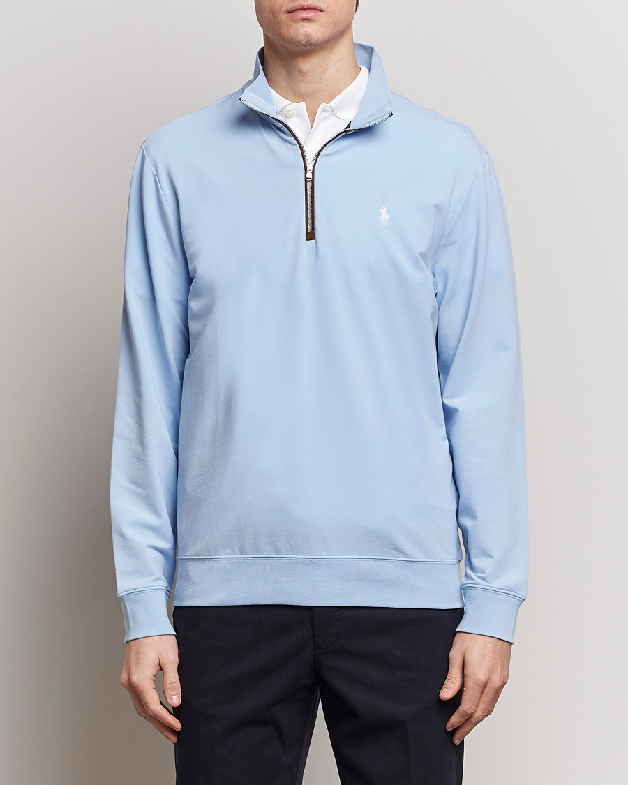 Herr |  | Polo Ralph Lauren Golf | Terry Jersey Half Zip Sweater Office Blue