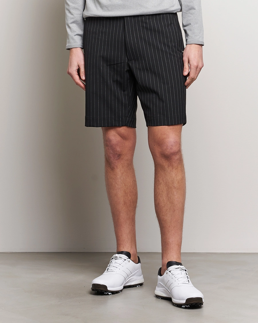 Herr | Funktionsshorts | RLX Ralph Lauren | Tailored Golf Shorts Black Pinstripe