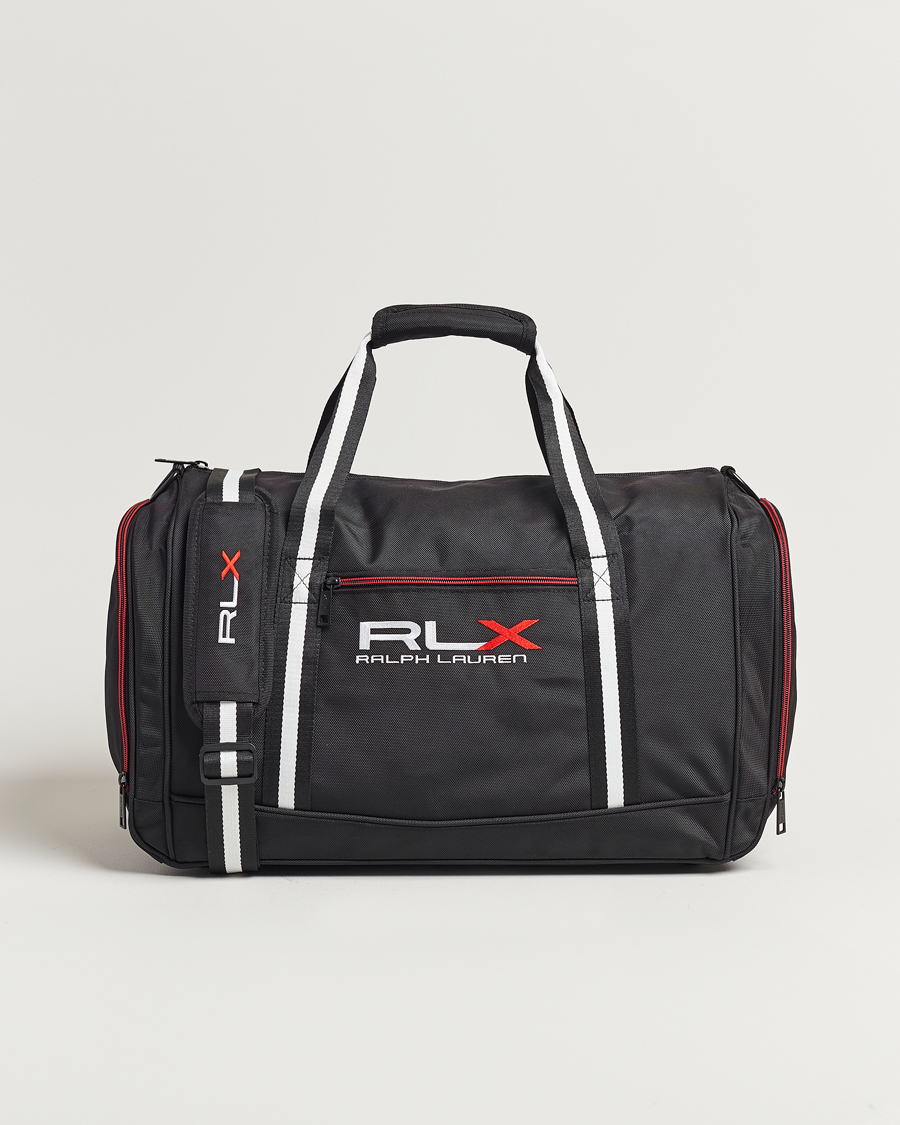 Herre | RLX Ralph Lauren Boston Duffle Bag Black/Red | RLX Ralph Lauren | Boston Duffle Bag Black/Red