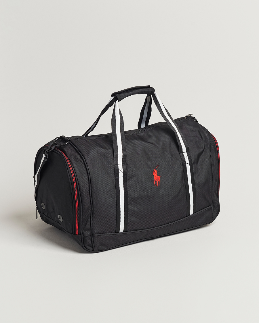Herre | RLX Ralph Lauren Boston Duffle Bag Black/Red | RLX Ralph Lauren | Boston Duffle Bag Black/Red