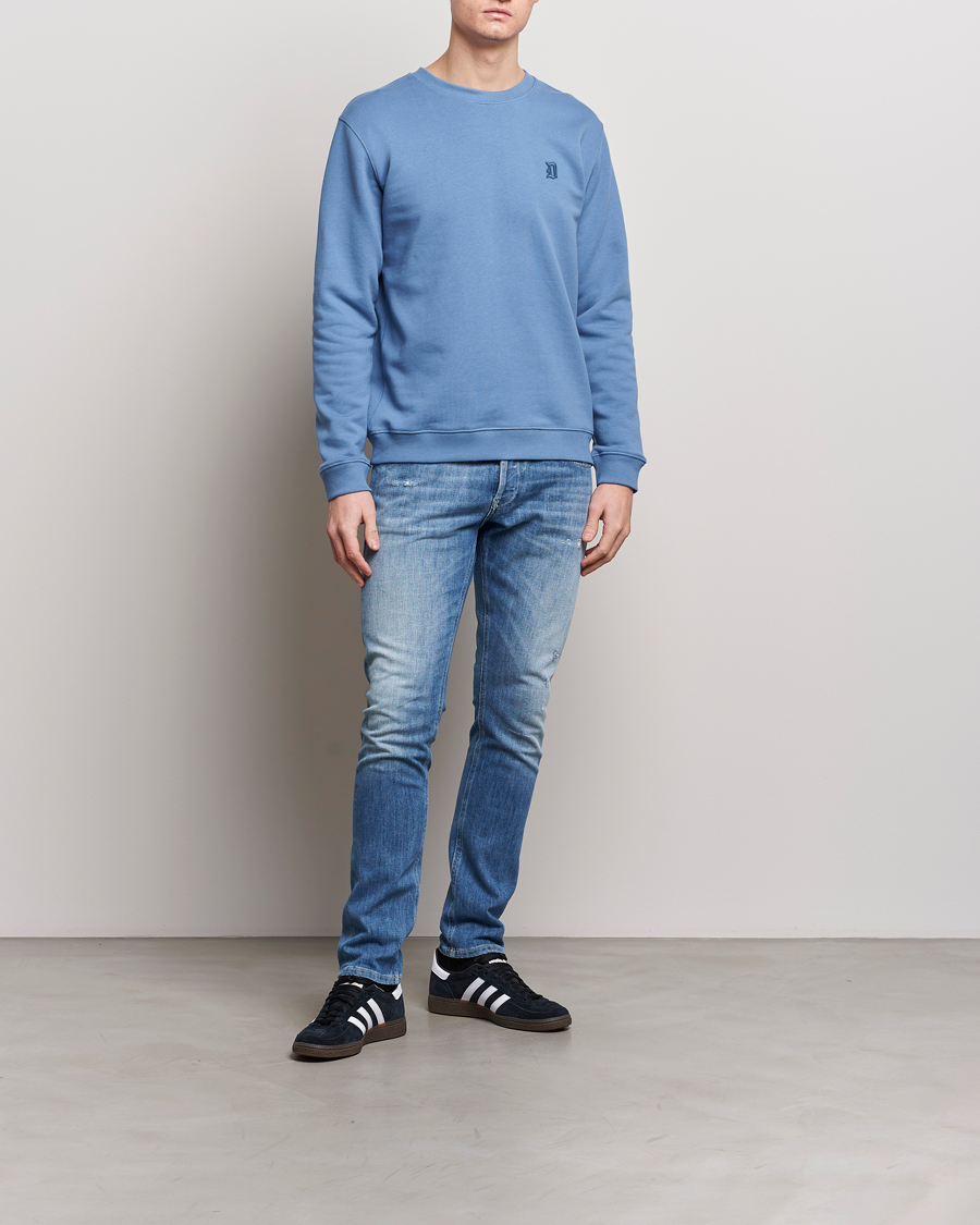 Herre | Jeans | Dondup | George Distressed Jeans Light Blue