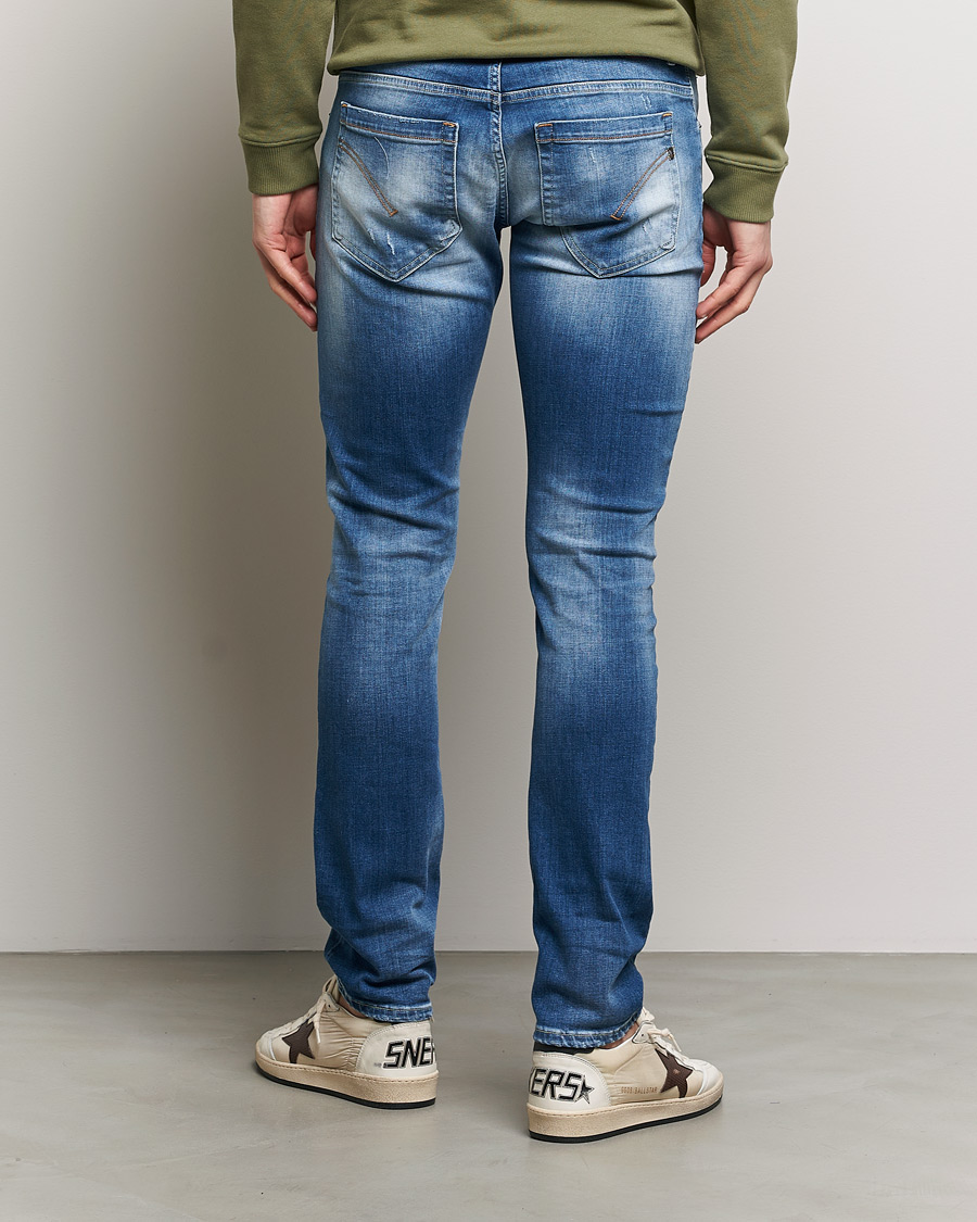 Herre | Jeans | Dondup | George Distressed Jeans Medium Blue