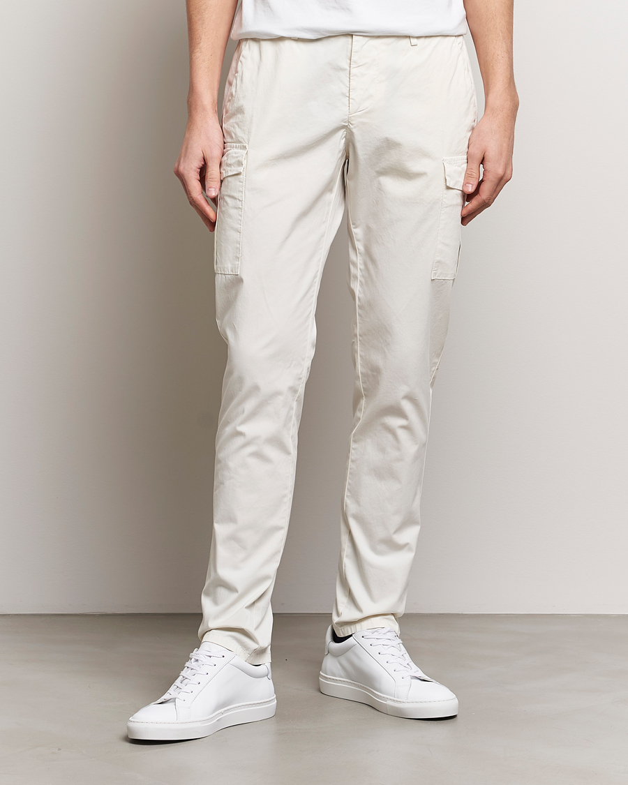 Herre | Loyalitetstilbud | Dondup | Eddie Cargo Pants Off White