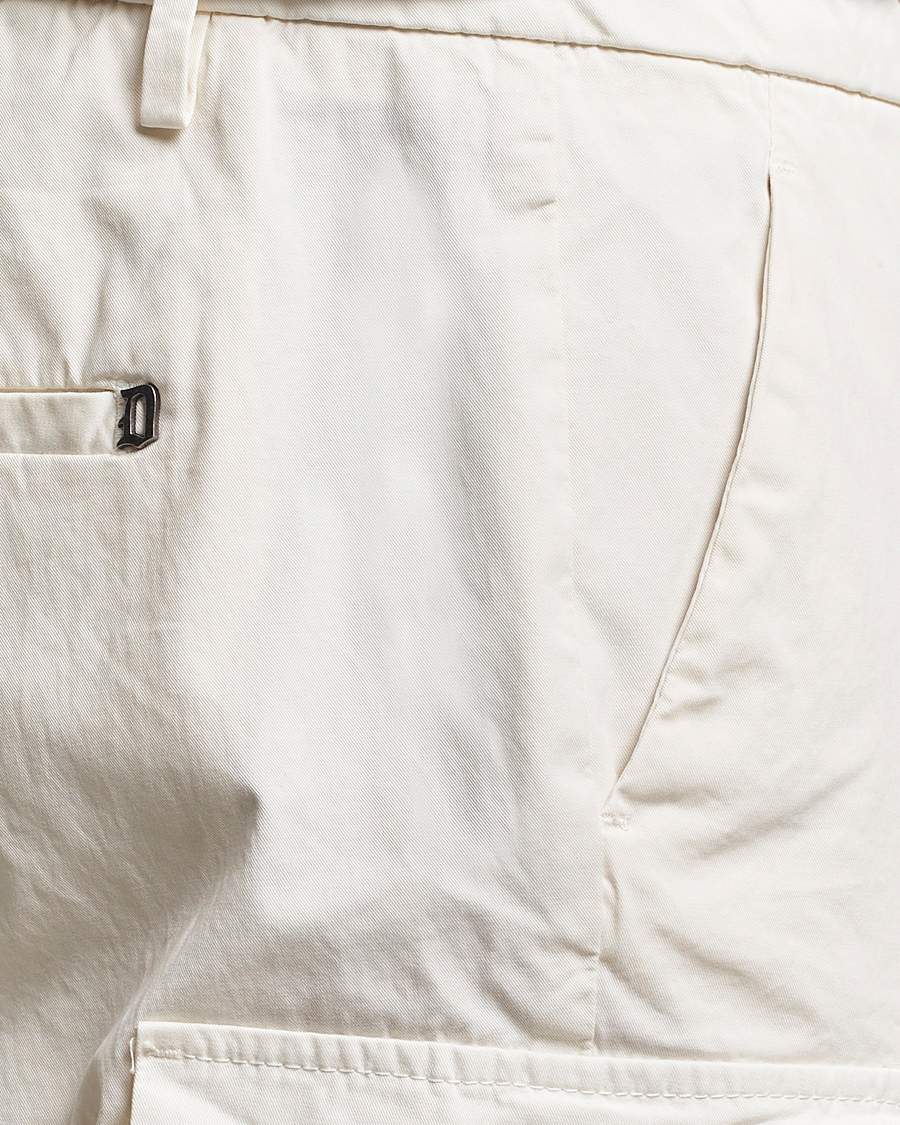 Herre | Bukser | Dondup | Eddie Cargo Pants Off White