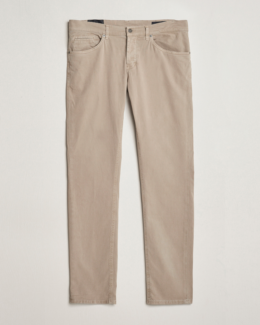 Herre | Bukser | Dondup | George Gabardine 5-Pocket Sand