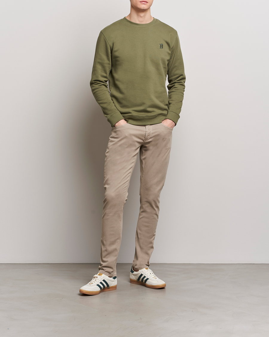 Herre | Bukser | Dondup | George Gabardine 5-Pocket Sand