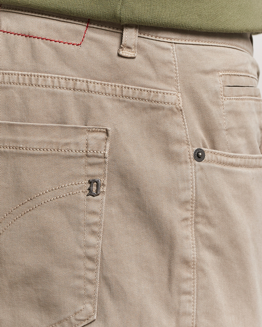 Herre | Bukser | Dondup | George Gabardine 5-Pocket Sand