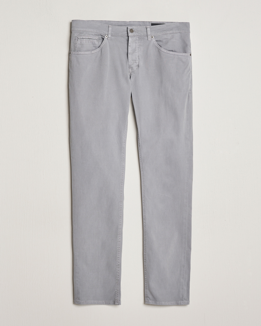 Herre |  | Dondup | George Gabardine 5-Pocket Light Grey