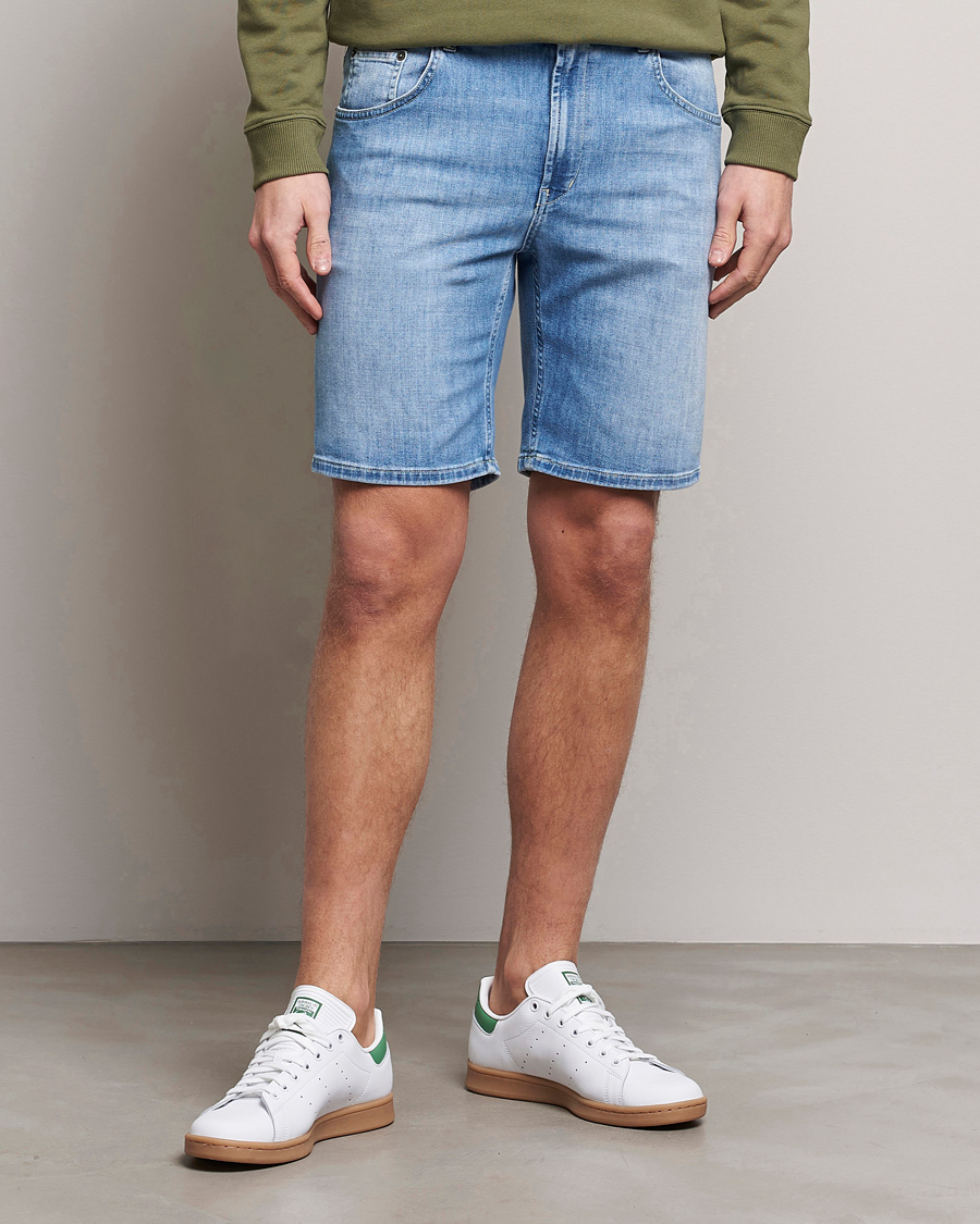 Herre | Denimshorts | Dondup | Derek Denim Shorts Light Blue