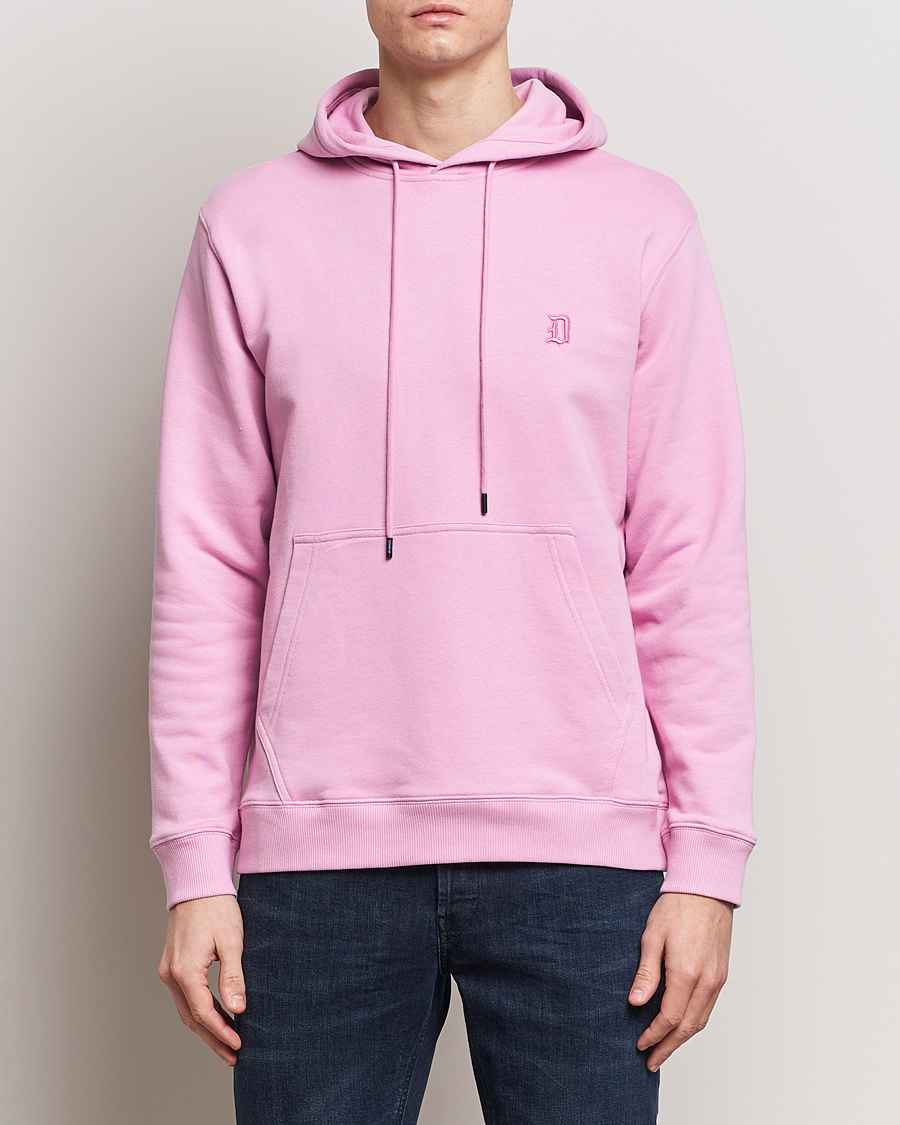 Herre | Trøjer | Dondup | Logo Hoodie Washed Pink