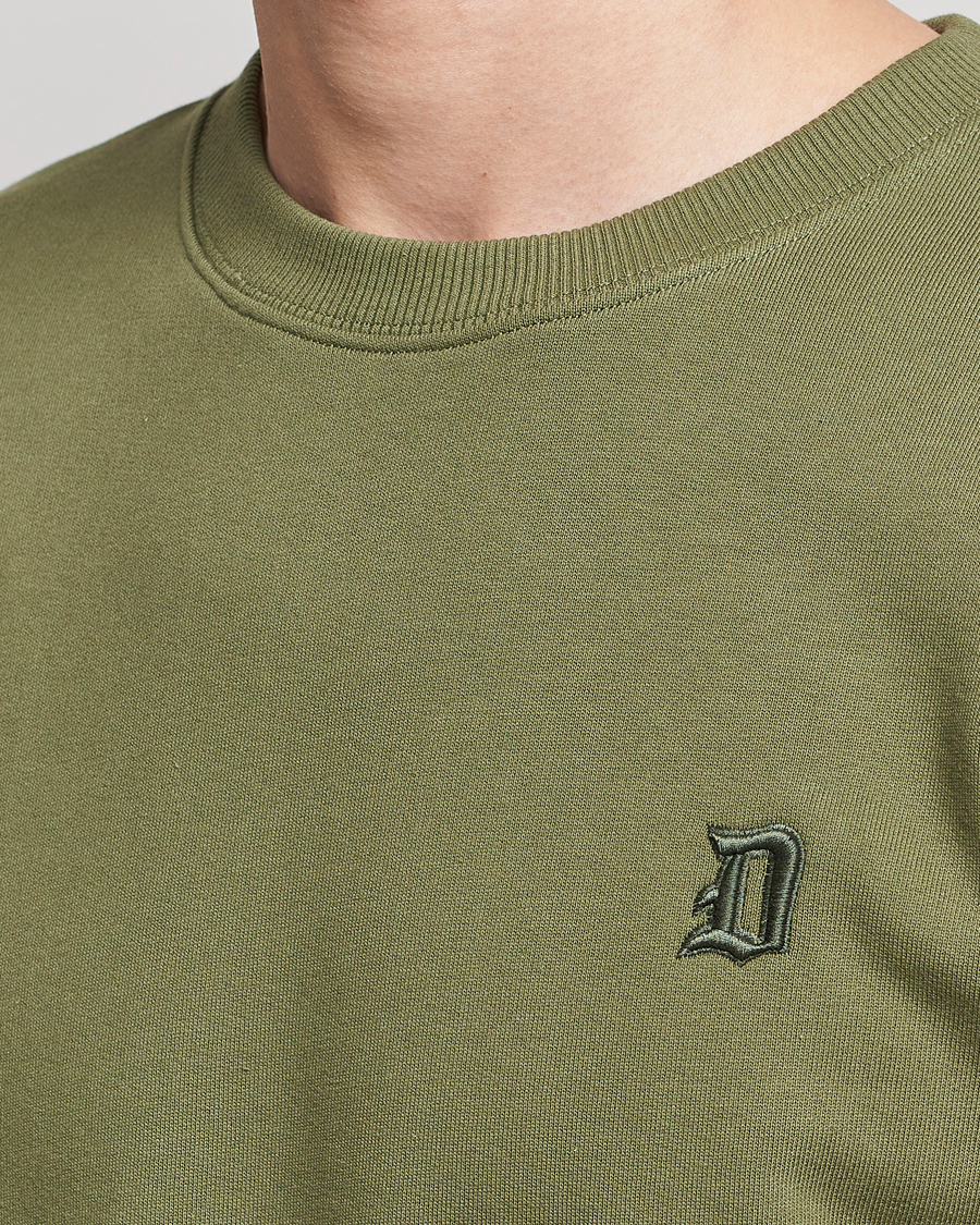 Herre | Trøjer | Dondup | Loco Crew Neck Sweatshirt Olive Green