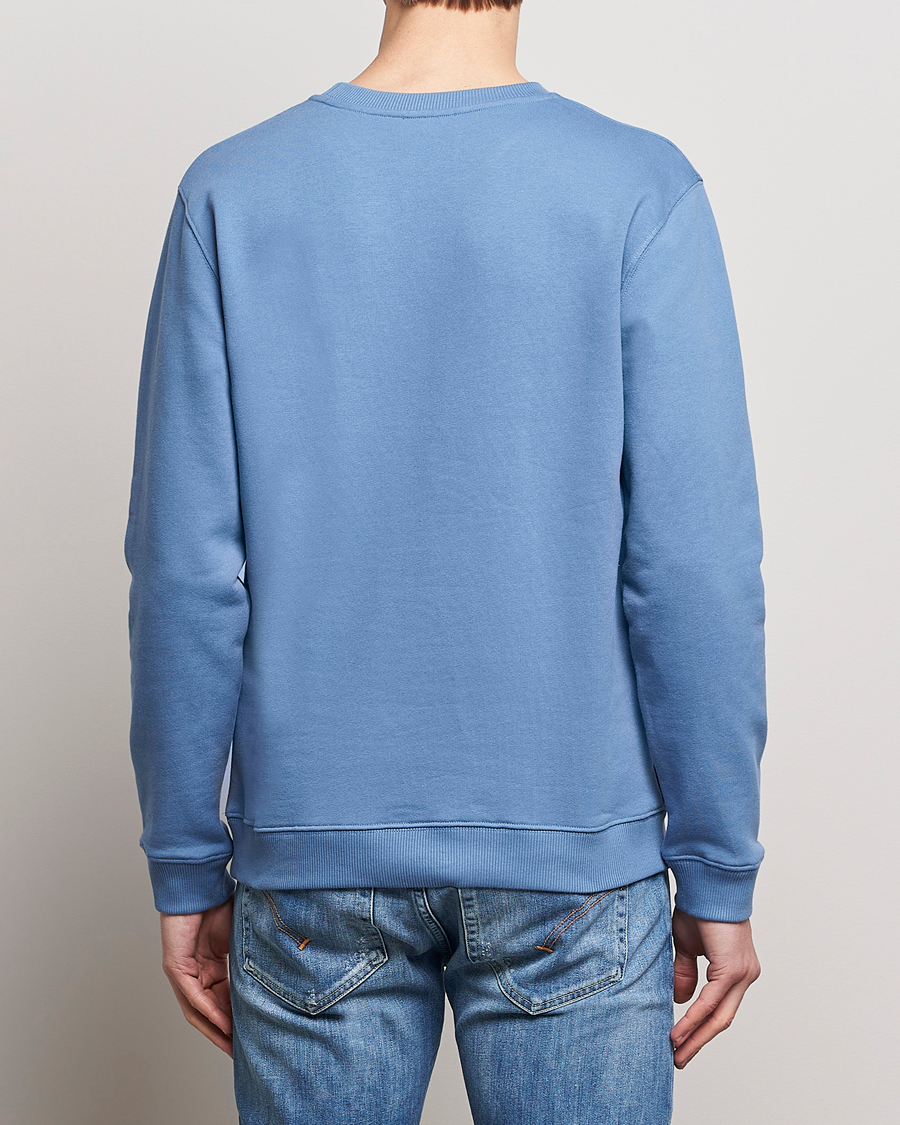 Herre | Trøjer | Dondup | Loco Crew Neck Sweatshirt Washed Blue