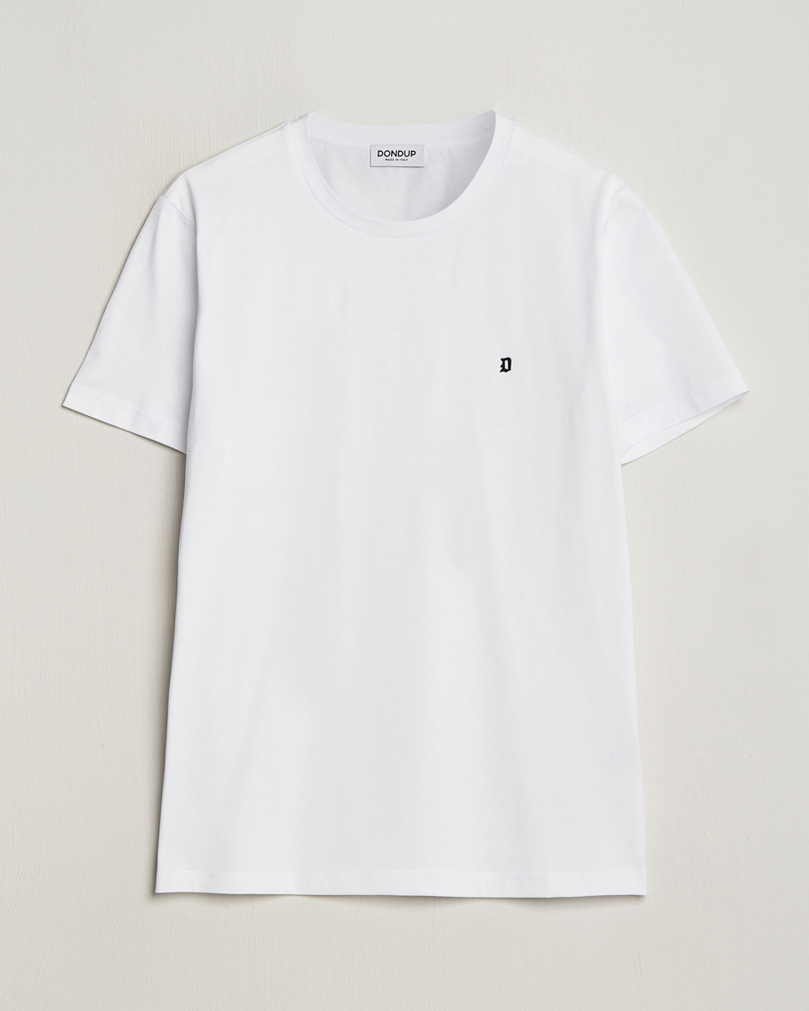Herr |  | Dondup | Logo Crew Neck T-Shirt White