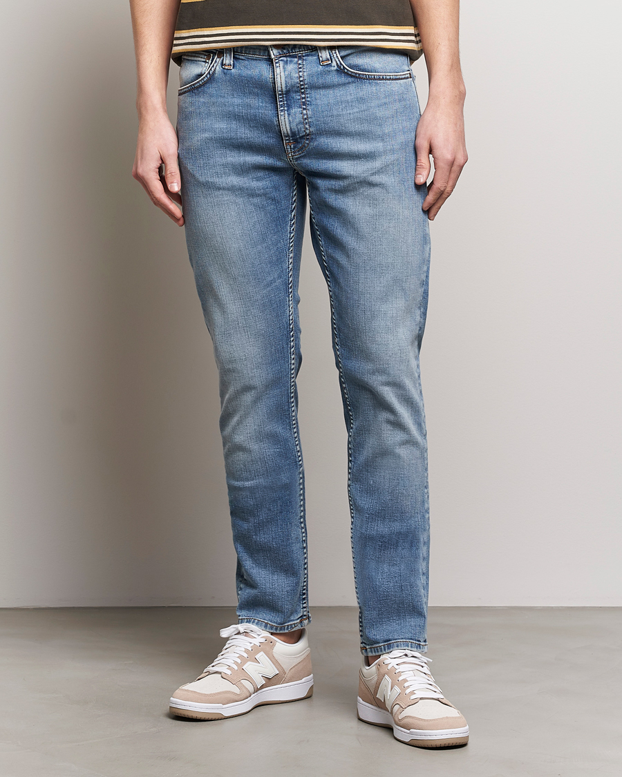 Herre | Tøj | Nudie Jeans | Lean Dean Jeans Broken Blue