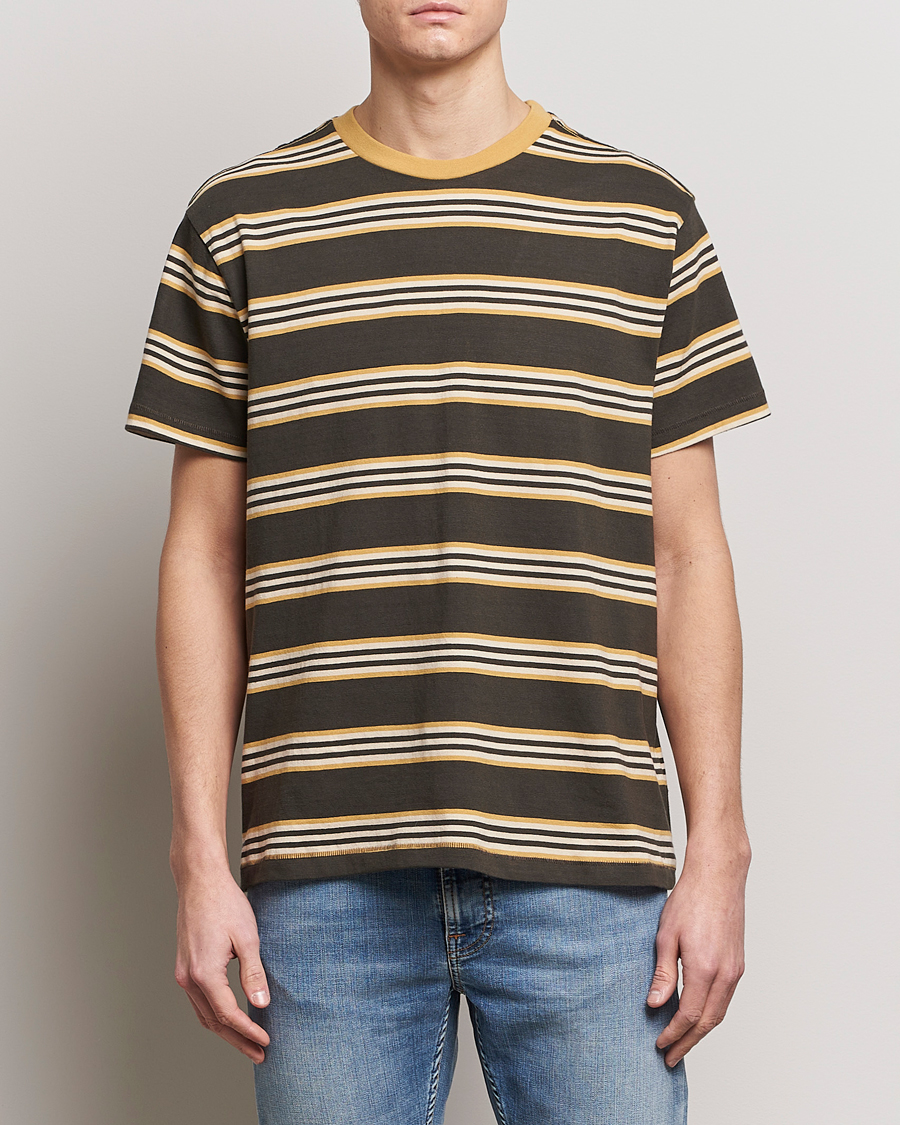 Herre | T-Shirts | Nudie Jeans | Leif Striped Crew Neck T-Shirt Multi