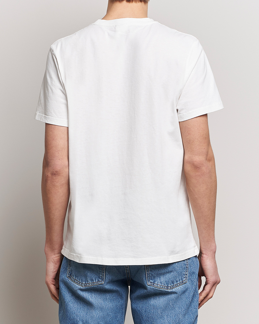 Herre | T-Shirts | Nudie Jeans | Roy Printed Crew Neck T-Shirt Off White