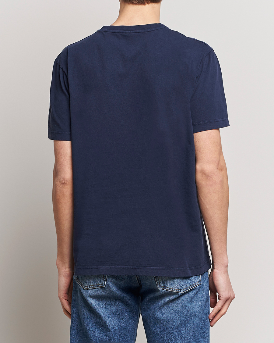 Herre | T-Shirts | Nudie Jeans | Uno Everyday Crew Neck T-Shirt Blue