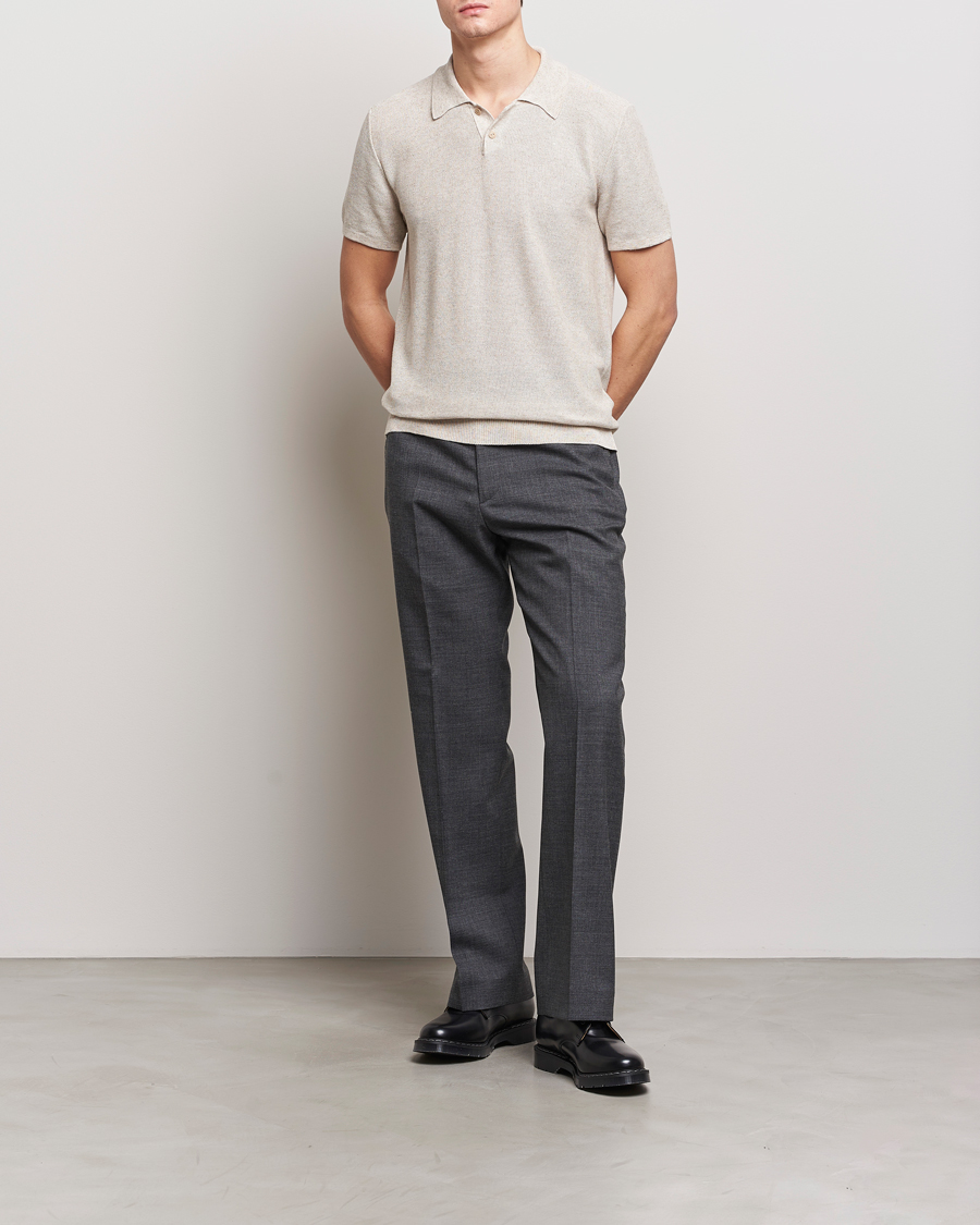 Herre | Polotrøjer | A.P.C. | Jay Knitted Polo Beige