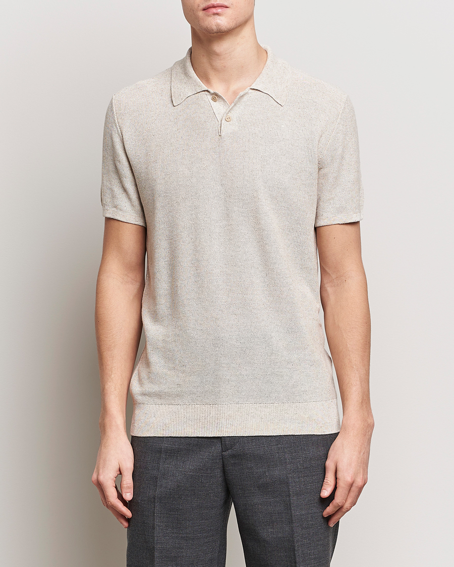 Herre | Polotrøjer | A.P.C. | Jay Knitted Polo Beige
