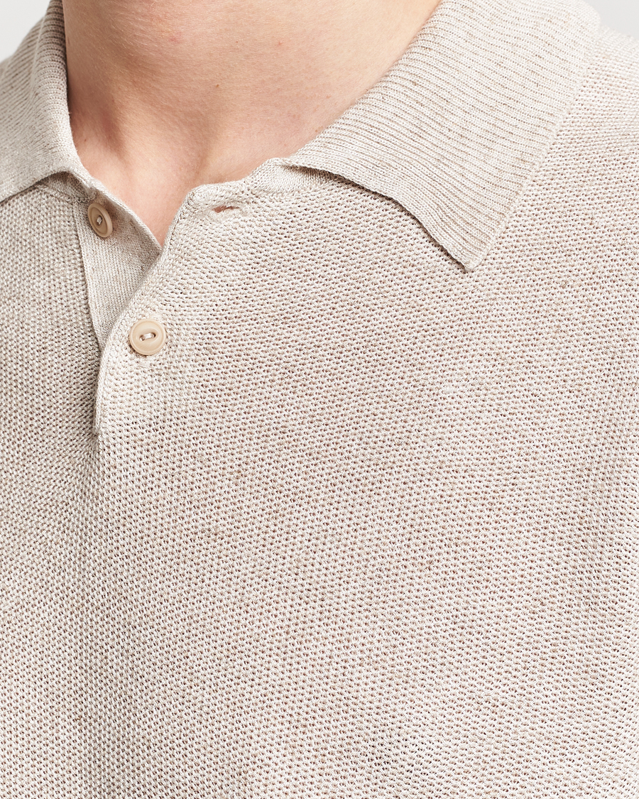 Herre | Polotrøjer | A.P.C. | Jay Knitted Polo Beige