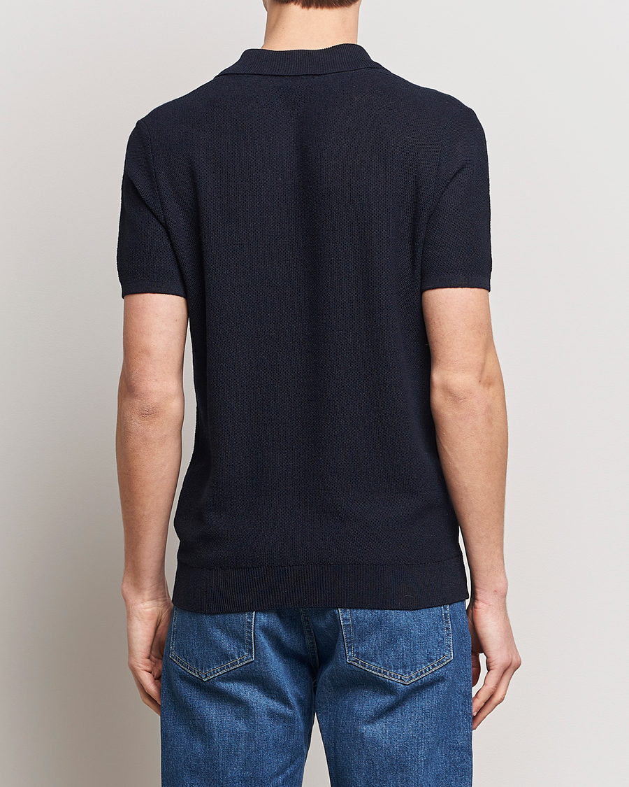 Herre | Polotrøjer | A.P.C. | Jay Viscose/Linen Polo Dark Navy