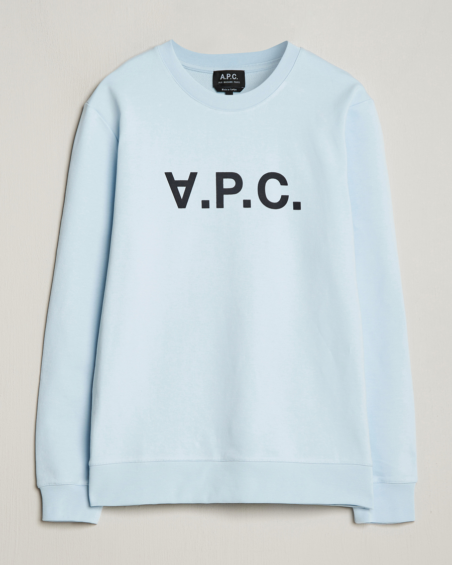 Herre | Trøjer | A.P.C. | VPC Sweatshirt Light Blue