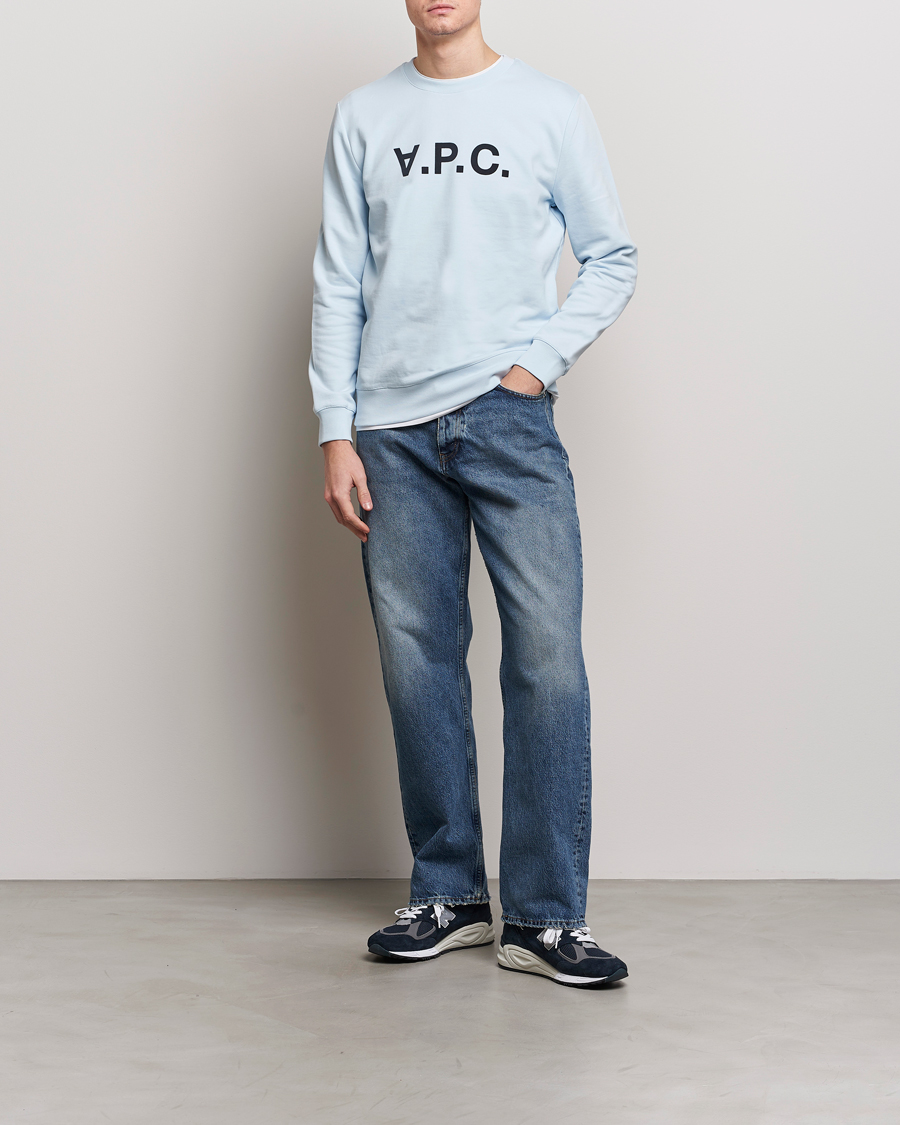 Herre | Trøjer | A.P.C. | VPC Sweatshirt Light Blue