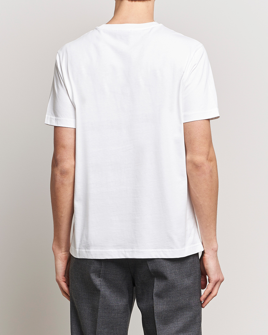 Herre | T-Shirts | A.P.C. | Paisley Logo Crew Neck T-Shirt White