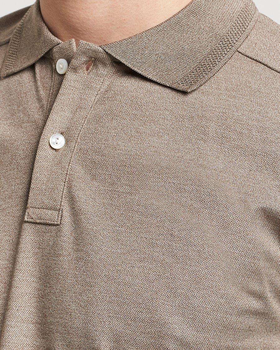 Herre | Polotrøjer | Eton | Pique Polo Shirt Beige