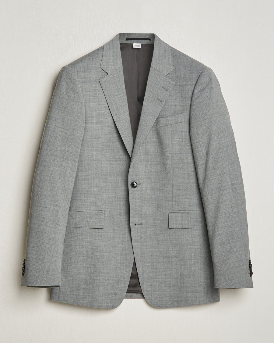 Herre |  | Tiger of Sweden | Justin Wool Travel Suit Blazer Grey Melange