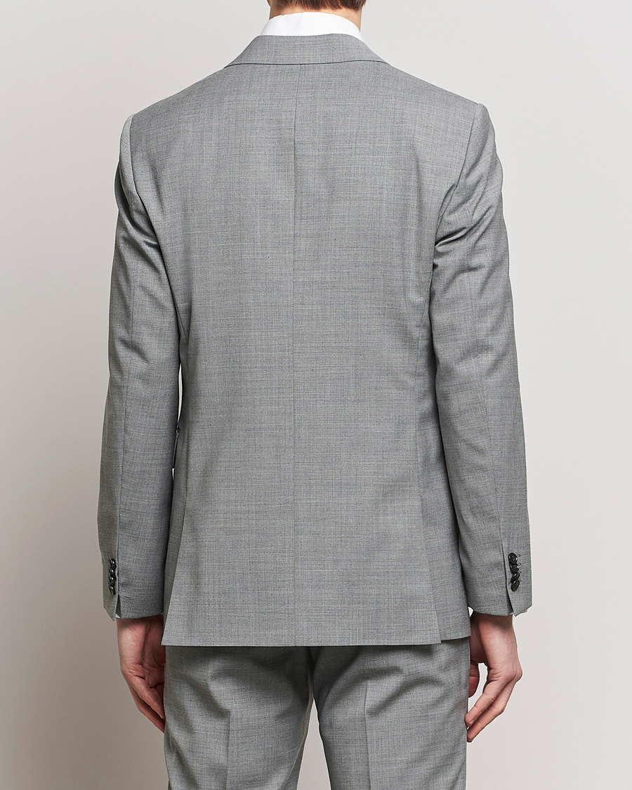 Herre | Blazere & jakker | Tiger of Sweden | Justin Wool Travel Suit Blazer Grey Melange