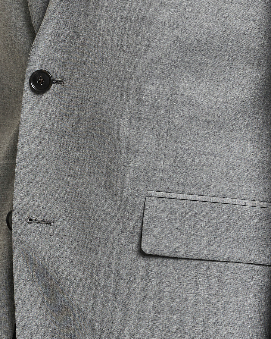 Herre | Blazere & jakker | Tiger of Sweden | Justin Wool Travel Suit Blazer Grey Melange
