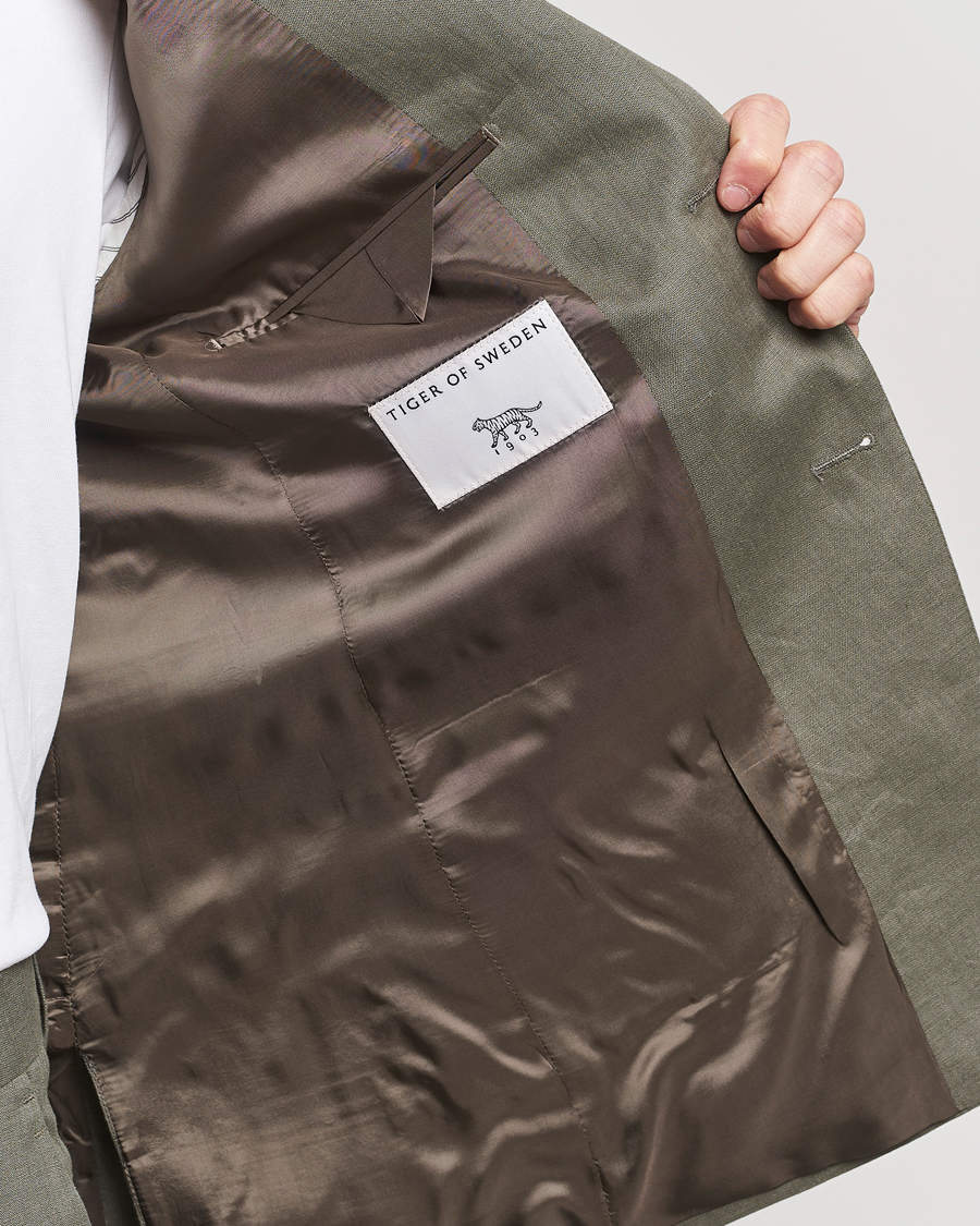 Herre | Blazere & jakker | Tiger of Sweden | Justin Linen Blazer Thyme