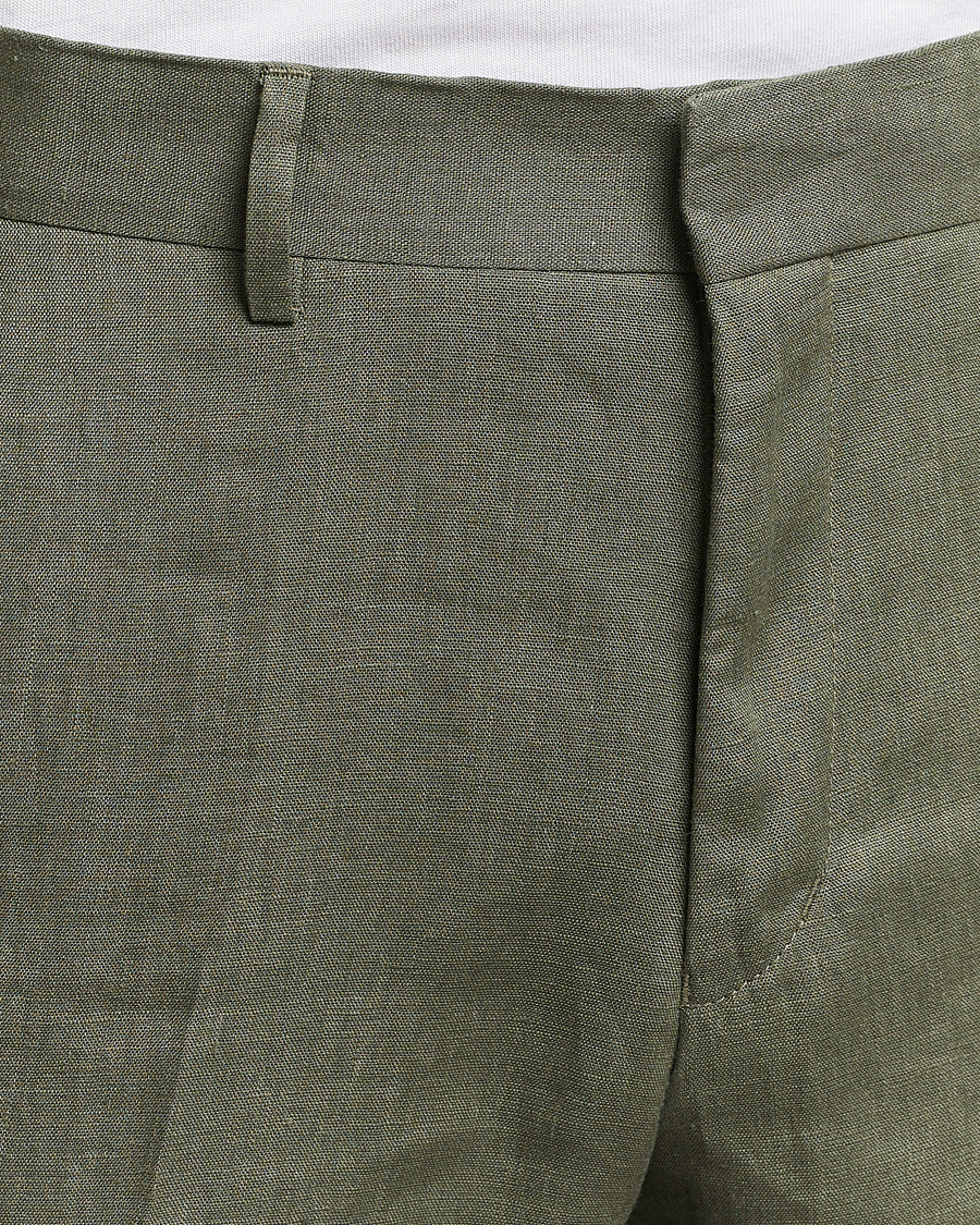 Herre | Bukser | Tiger of Sweden | Tenuta Linen Suit Trousers Thyme