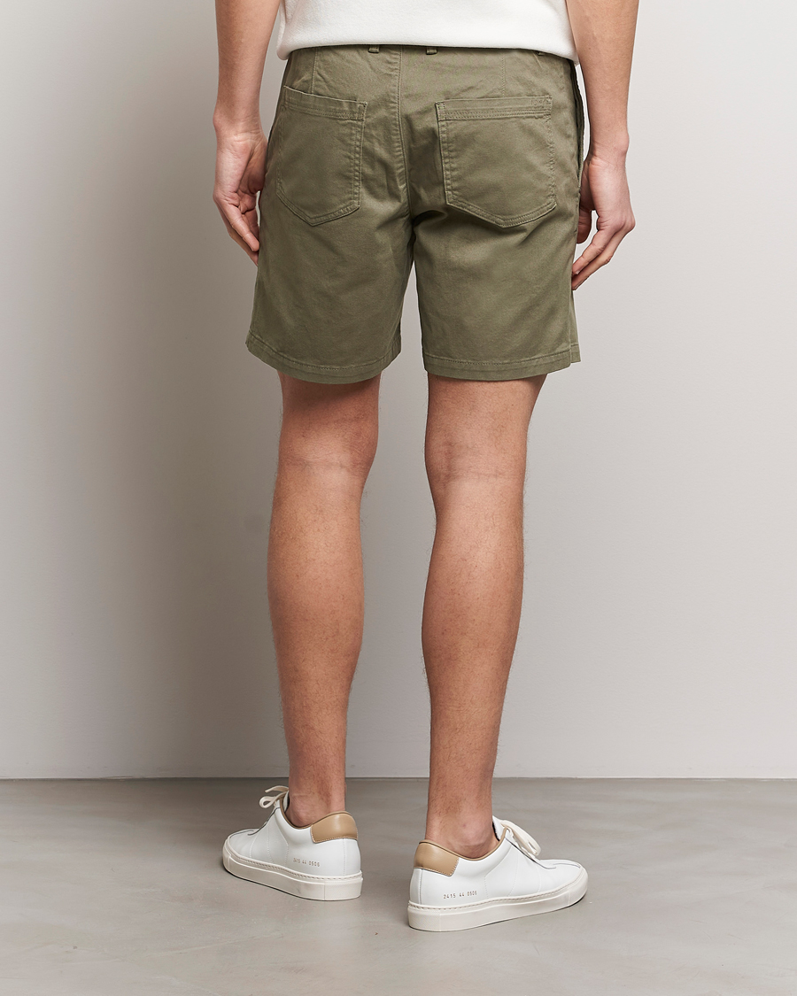 Herre | Shorts | Tiger of Sweden | Caid Cotton Chino Shorts Dusty Green