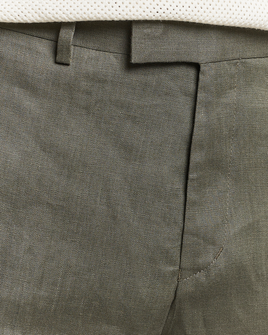 Herre | Shorts | Tiger of Sweden | Thiago Linen Shorts Thyme